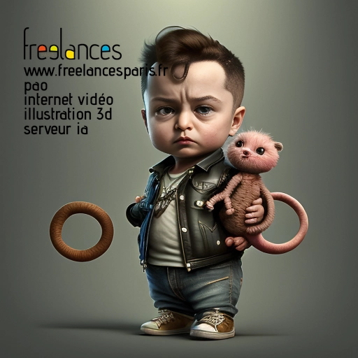 Pao mise en page internet vidéo illustration 3d serveur image IA générative AI freelance paris studio de création magazines 95ICCXJ1